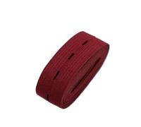 ZacLAy Fasce Elastiche Elast con Asola in Tessuto da 20Mm, Vino Rosso, 20mm 5yards