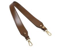 ZacLAy Manici per Borse in Pelle Tracolla per Borsa A Tracolla Lunga 60Cm Cintura per Borsa di Ricambio con Fibbia in Oro Argento, caffè, Fibbia d'oro