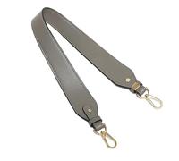 ZacLAy Manici per Borse in Pelle Tracolla per Borsa A Tracolla Lunga 60Cm Cintura per Borsa di Ricambio con Fibbia in Oro Argento, Grigio, Fibbia d'Argento