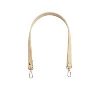 ZacLAy Tracolle Corte Singole di Ricambio in Pelle da 50Cm Accessori per Borse Manici per Borse Modello Semplice, Argento