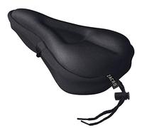 Zacro Coprisella in Gel per Il Sedile della Bicicletta, per Interni, con Protezione Impermeabile per Sella, Rivestimento Imbottito Perfetto per Uomini, Donne e Bambini, Nero, 28 cm x 19 cm