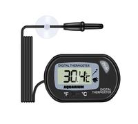 Zacro Termometro per acquario - LCD digitale termometro acquario con ventosa e sonda ad immersione per acquario, terrario