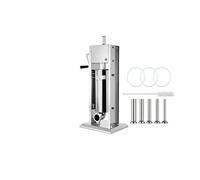 ZADCCS Commercial Sausage Stuffer Filler Manual Vertical 3L 5L 7L 10L 15L Stainless Steel for Home Make Hot Dog Bratwurst Fai da Te per Principianti(7L)