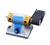 ZADCCS Macchina for incidere Multifunzionale da Tavolo a levigatrice a Nastro da 350 * 50mm, smerigliatrice da Tavolo for la Lavorazione del Legno, lucidatrice for Giada(750w Right Belt San)