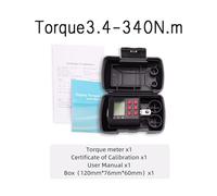 ZADCCS Misuratore di coppia, Adattatore for chiave dinamometrica digitale - Convertitore e misuratore di coppia elettronico precisione con display LCD. Include 1/2" 3/8" 1/4(Torque3.4-340N.m)