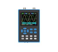 ZADCCS Oscilloscopio Digitale Portatile a Doppio Canale con Larghezza di Banda di 120 M Strumenti di analisi o Spettro FFT con sensibilità Verticale Minima di 10 mV Test di Tensione e Corrente