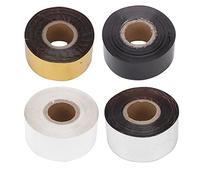 ZADCCS Pressa di Calore, 120 Metri/Rotolo Scatola del Pacchetto di Cuoio della Carta stampaggio a Caldo Fai da Te Accessorio Decorazione timbratura a 3 cm Larghezza