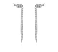 Zadig & Voltaire - Orecchini Lunghi con Cristalli Scintillanti - - Accessories - Donna - Grigio - ONE SIZE