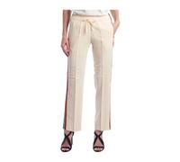 Zadig & Voltaire - Pantaloni fluidi con banda laterale multicolore - - Trousers - Donna - Beige - S