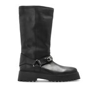 Zadig & Voltaire - Angie Smooth Cowskin Nero - Stivaletti e tronchetti 40 Nero