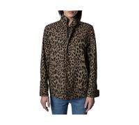 Zadig & Voltaire - Taskam Denim Leo Jacket - - Jackets - Donna - Marrone - L