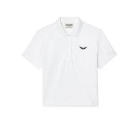 Zadig & Voltaire, ,Tops ,Donna ,Bianco ,L Mirta Wings Polo