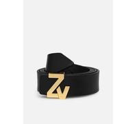 Zadig & Voltaire - Zv Initiale La Belt 30Mm Natur Nero - Cinture S Nero