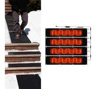 ZADIKO Tappetini Anti-Neve for vialetti e Scale: Soluzione efficiente for la rimozione della Neve dagli Esterni(30x60cmx4Pcs)