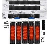 ZADIKO Tappetini elettrici Anti-Neve for la rimozione della Neve Invernale | Tappetini riscaldanti Antiscivolo for Scale | 2 Pezzi 30x150 cm (12x60 Pollici)(30x60cmx5Pcs)