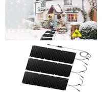 ZADIKO Tappetino Anti-Neve - for vialetti, Scale e sentieri - Rimozione efficiente di Neve e Ghiaccio con Cavo di Alimentazione e connettore(30x150cmx3Pcs)