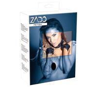 Collare in pelle con manette ZADO (nero)