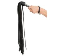 Frange di pelle larga e resistente con impugnatura in acciaio (nero) - ZADO