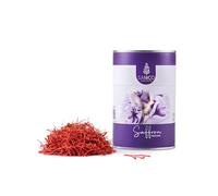 Zafferano 3 grammi in latta di design di fiori di zafferano- Grado A -% 100 puro tutto rosso di alta qualità allo zafferano spagnolo per Paella Originale Carmencita tè (3g).