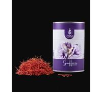 Zafferano 5 grammi in latta di design di fiori di zafferano- Grado A -% 100 puro tutto rosso di alta qualità allo zafferano spagnolo per Paella Originale Carmencita tè (5g).