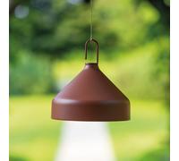Zafferano, Lampada Amelie Sospensione, Lampadario a Sospensione Ricaricabile e Senza Fili con Controllo Touch, Adatta per Salotto ed Esterni, Dimmer, 2200-3000 K, Altezza 12 cm, Colore Terracotta