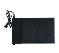 ZAFFERANO Base di Ricarica Multipla a Contatto Magnetica per poldina Micro 12 lampade