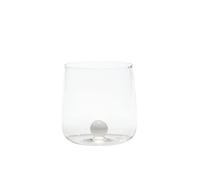 Zafferano Bilia Bicchieri Bianco 44 cl Set 6 Pz in Vetro Borosilicato Fatto a Mano