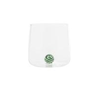 Zafferano Bilia Candy Tumbler Set di 4 bicchieri con una sfera colorata interna, bicchieri per acqua da 440 ml, 4 colori, lavabili in lavastoviglie, colore: verde