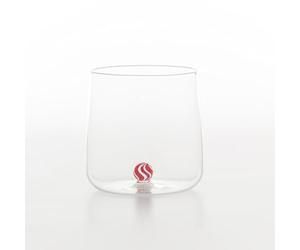 Zafferano Bilia Candy Tumbler Set di 4 bicchieri con una sfera colorata interna, bicchieri per acqua da 440 ml, 4 colori, lavabili in lavastoviglie, colore: rosso