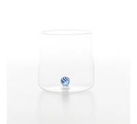 Zafferano Bilia - Set di 4 bicchieri Candy Tumbler con sfera colorata all'interno, bicchieri da 440 ml, 4 colori, lavabili in lavastoviglie, blu