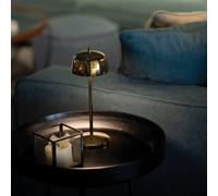 Zafferano Circe Lampada ricaricabile LED, dorato