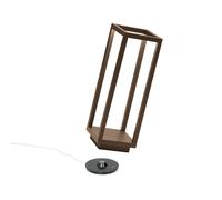 Zafferano Home Lanterna a LED ricaricabile IP54 corten Zafferano
