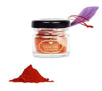 Zafferano In Polvere DIACOH Puro | Naturale Al 100% | Premium | Categoria Prima Qualità | Ideale Per Il Risotto Alla Milanese. (10gr)