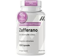Zafferano Integratore per l'Umore Estratto 45 mg 6% Crocine 120 Capsule Saffron