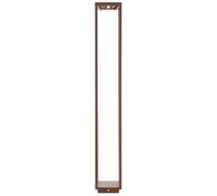 Zafferano, Lampada Home Solar, Lampada da Terra Senza Fili con Pannello Solare e Sensori di Movimento, Adatta per Esterni, Dimmer, 3000 K, Altezza 100 cm, Colore Corten