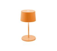 Zafferano Olivia Lampada ricaricabile LED, arancione - 22 cm , articolo di fine serie