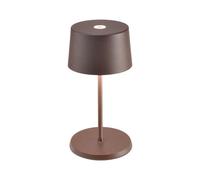 zafferano Olivia Pro Mini lampada da tavolo LED, 2200-3000 K, 1 x 2,2 W Ø11 A: 22 cm, LD1860R3, Olivia Pro Mini; Olivia [Lampade per Interni > Lampade da Tavolo]