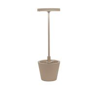 Zafferano Poldina Reverso Lampada ricaricabile LED, sabbia