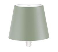 Zafferano, Lampada Poldina Stopper, Lampada per Bottiglia Ricaricabile e Senza Fili con Controllo Touch, Adatta per Salotto ed Esterni, Dimmer, 2200-3000 K, Altezza 11 cm, Colore Salvia