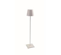 ZAFFERANO Poldina PRO XXL Lampada da Terra/Tavolo Bianco Bianco
