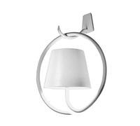 Zafferano Poldina applique accu, gancio, bianco Zafferano