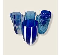 Zafferano - Melting Pot Set 6 Bicchieri Tumbler Misti Blu/Acquamarina