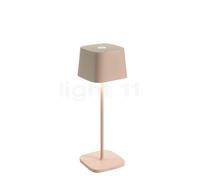 Zafferano Ofelia Lampada ricaricabile LED, sabbia - 29 cm