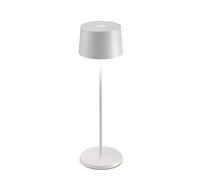 Olivia Pro Lampada da Tavolo Ricaricabile Touch Bianco Grigio Marrone Zafferano