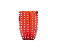 ZAFFERANO Perle Set 6 Bicchieri Tumbler Rosso Rosso
