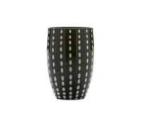 Zafferano Set 2 Bicchieri Tumbler Perle in Vetro Nero