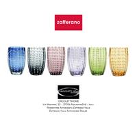 CTM Comtesse - Samoa -6 bicchieri Acqua h cm 10 - 6 Colori-assortiti