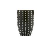 Zafferano Set 2 Bicchieri Tumbler Perle in Vetro Nero