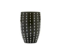 Zafferano Set 2 Bicchieri Tumbler Perle in Vetro Nero
