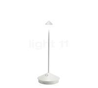Zafferano Pina Lampada ricaricabile LED, bianco